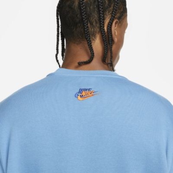 Nike NSW Sport Essentials+ Crewneck Dutch Blue Mens Sizes DM8886-469 - Picture 3 of 5